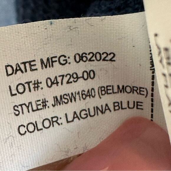 Johnnie -O V Neck Long Sleeve Belmore Sweater XXL Laguna Blue Lightweight‎ - Picture 6 of 9